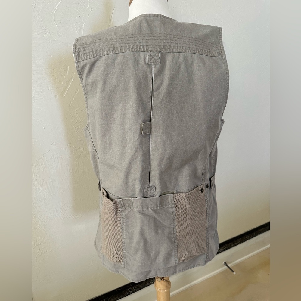 TravelSmith Utility Safari Vest | Cotton Fishing Photographer Vest Size S - Picture 5 of 11